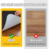 Office Chair Mat for Hardwood & Tile Floors – Large Anti-Slip Gaming & Computer Chair Floor Protector Rug, Easy to Clean