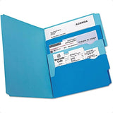 Divide-It-Up File Folders – Letter Size, 12 Pack, Assorted Colors for Organized Office & School Filing