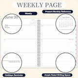 2025–2026 Academic Planner – 9" x 11" Weekly & Monthly Organizer (July 2025–June 2026) with Pocket & Premium Paper 📘