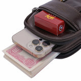 Men’s Stylish Waterproof Leather Crossbody Bag – Lightweight Simple Shoulder Sling Bag for Travel, Outdoor & Daily Fashion