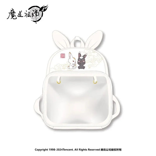 Mo Dao Zu Shi Anime Backpack – Cute Cosplay Student Shoulder Bag | Wei Wuxian & Lan Wangji Rabbit Design School Daypack
