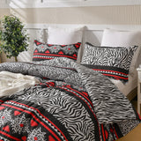 3-Piece Quilted Comforter Set – Bed-in-A-Bag Luxury Fluffy Soft Bedding for All-Season