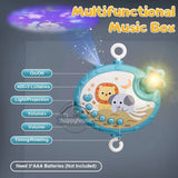 Musical Baby Crib Mobile – Infant Toy with Lights, Music & Projection, Remote Control Crib Mobile for Newborns 0–6 Months