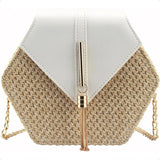 Cute Straw Shoulder Crossbody Bag for Women – Summer Woven Belt Bag Style