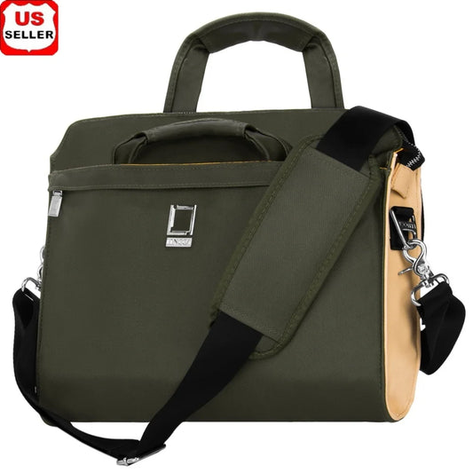 Business Waterproof Laptop Messenger Bag – 12–13.3″, Adjustable Shoulder Strap, Sleek & Professional
