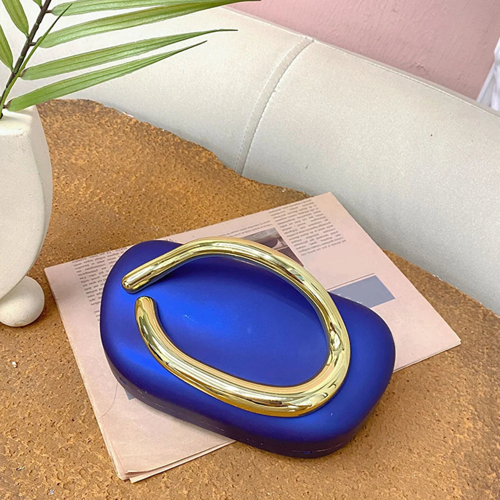 Women’s Retro PU Leather Clutch Bag – Elegant Evening Party Shoulder Crossbody Purse with Chain Strap & Phone Holder