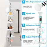 Adjustable 2-Tier Under-Sink & Side Rack – Black/White Storage Organizer for Bathroom & Kitchen
