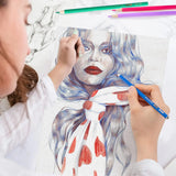 Deli 72-Colored Pencils – Soft Core Art & Drawing Set for Coloring, Sketching & Creative Fun