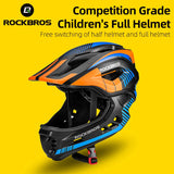 ROCKBROS Kids Bicycle Helmet – Impact Resistant Cycling Helmet for Children & Teenagers, MTB & Scooter Safety Protection