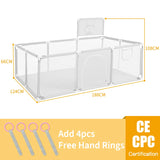 Pangdube Baby Playpen – Safe Activity Fence Playground for Children, Indoor/Outdoor Baby Games Park for 6 Months to 6 Years