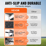 “Vevor 4-Step Folding Dog Car Stairs – Wide Portable Aluminum Pet Steps for Cars, SUVs & Trucks up to 150 lbs”