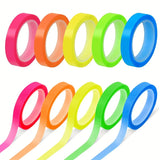 5-Roll Transparent Fluorescent Index Tabs & Flags – Sticky Note Markers for School & Office