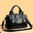 Women’s Classic 2-Way Leather Bag – Premium Soft PU Shoulder & Crossbody Pillow Tote for Business, Work & Daily Use