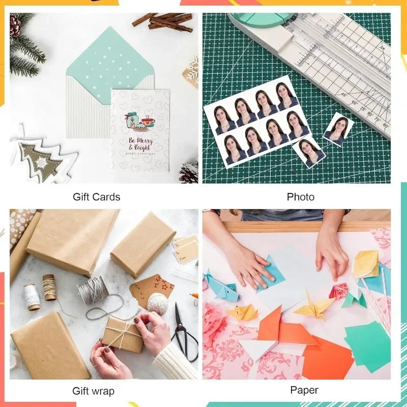 Multi-Function Paper Trimmer (4 Styles) – Craft Paper Cutter for Scrapbooking, Photos & Precision Cutting