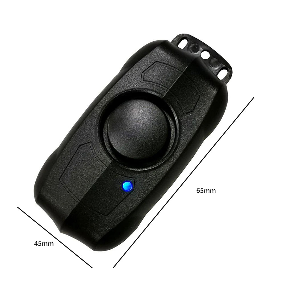 Electric Wireless Motorcycle & Bike Alarm – Anti-Theft Security System with Vibration Motion Detector
