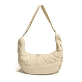 Women’s Stylish Dumpling Bag – Large-Capacity Crescent Shoulder Crossbody with Adjustable Strap for Travel & Daily Use