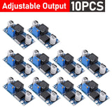 LM2596 DC-DC Step-Down Power Supply Module – Adjustable Voltage Regulator 3A Output for Arduino, 24V/12V/5V/3V Electronics Projects (1–10PCS)