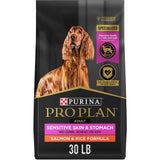 Sensitive Skin & Stomach Dog Food – Dry Adult Salmon & Rice Formula for Digestive Health (30 lb Bag)