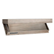 “Wooden Concealed Floating Shelf with Secret Compartment – Wall-Mounted Hidden Storage Rack for Books, Wine & Decor”