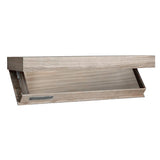 “Wooden Concealed Floating Shelf with Secret Compartment – Wall-Mounted Hidden Storage Rack for Books, Wine & Decor”