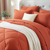 7-Piece “Bed-in-a-Bag” Comforter Set – Complete Bedding Bundle with Sheets, Pillowcases & Comforter