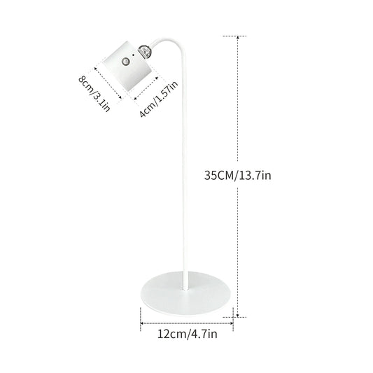 💡 3-Level Dimmable Magnetic Desk Lamp – Portable Detachable LED Light for Home & Office, Space-Saving Modern Design