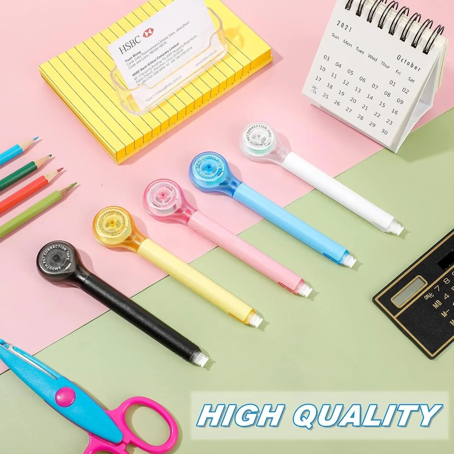 10-Pack Correction Tape Pens – 0.2″ × 236″ School & Office Supplies