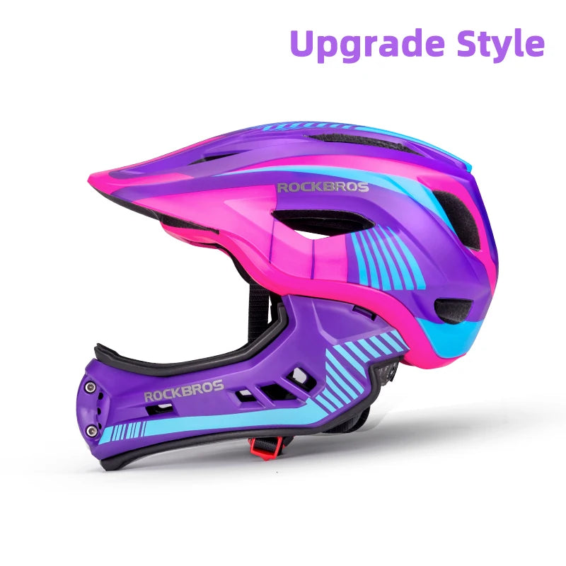 ROCKBROS Kids Bicycle Helmet – Impact Resistant Cycling Helmet for Children & Teenagers, MTB & Scooter Safety Protection