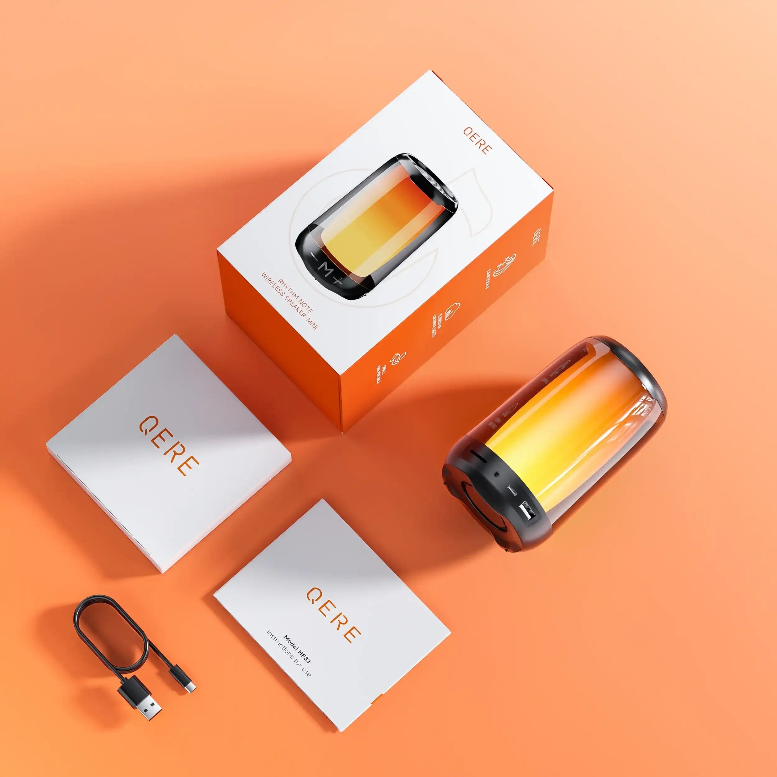 Hi-Res 5W Bluetooth Speaker – Wireless Portable Waterproof Outdoor Hi-Fi Speaker with IPX5/IPX7 Grade