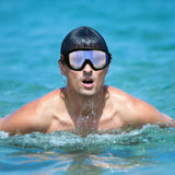 Electroplated Large-Frame Swimming Goggles for Adults – Anti-Fog, UV Protection & Optical Lens Design
