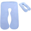 U-Shaped Maternity Cushion Cover 80 × 160 cm – Multi-Functional Cotton Pillowcase for Side Sleepers