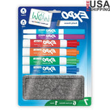 Dry Erase Marker Set – 7-Pack Low-Odor Whiteboard Markers with Eraser for Home, Office & Classroom 🖊️