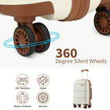 LOOP 20″ Carry On Luggage — Hard-Shell Suitcase Set (20″ Cabin + Toiletry Bag)