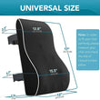 Lumbar Support Pillow – Memory Foam Back Cushion for Car, Office & Gaming Chairs, Soft Ergonomic Waist Support