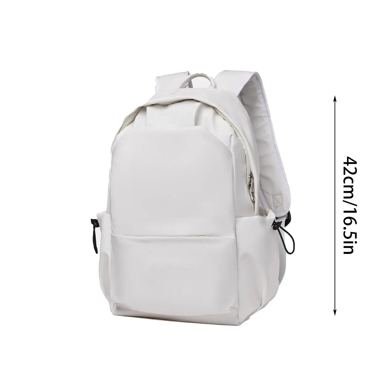 Unisex Waterproof Large-Capacity Laptop Backpack – High-Quality Travel Bag with Washable Nylon | Versatile Computer Daypack (Black/Grey/White/Red)