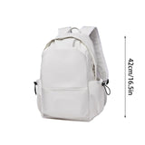 Unisex Waterproof Large-Capacity Laptop Backpack – High-Quality Travel Bag with Washable Nylon | Versatile Computer Daypack (Black/Grey/White/Red)