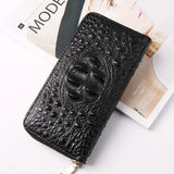 Women’s Crocodile PU Leather Wallet – Large-Capacity Organizer Clutch with Phone Pocket & Credit Card Holder