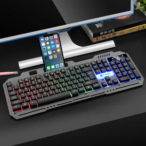 black keyboard