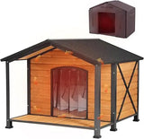 Outdoor Large Insulated Dog House – Waterproof Winter Kennel with Liner for Small, Medium & Large Dogs