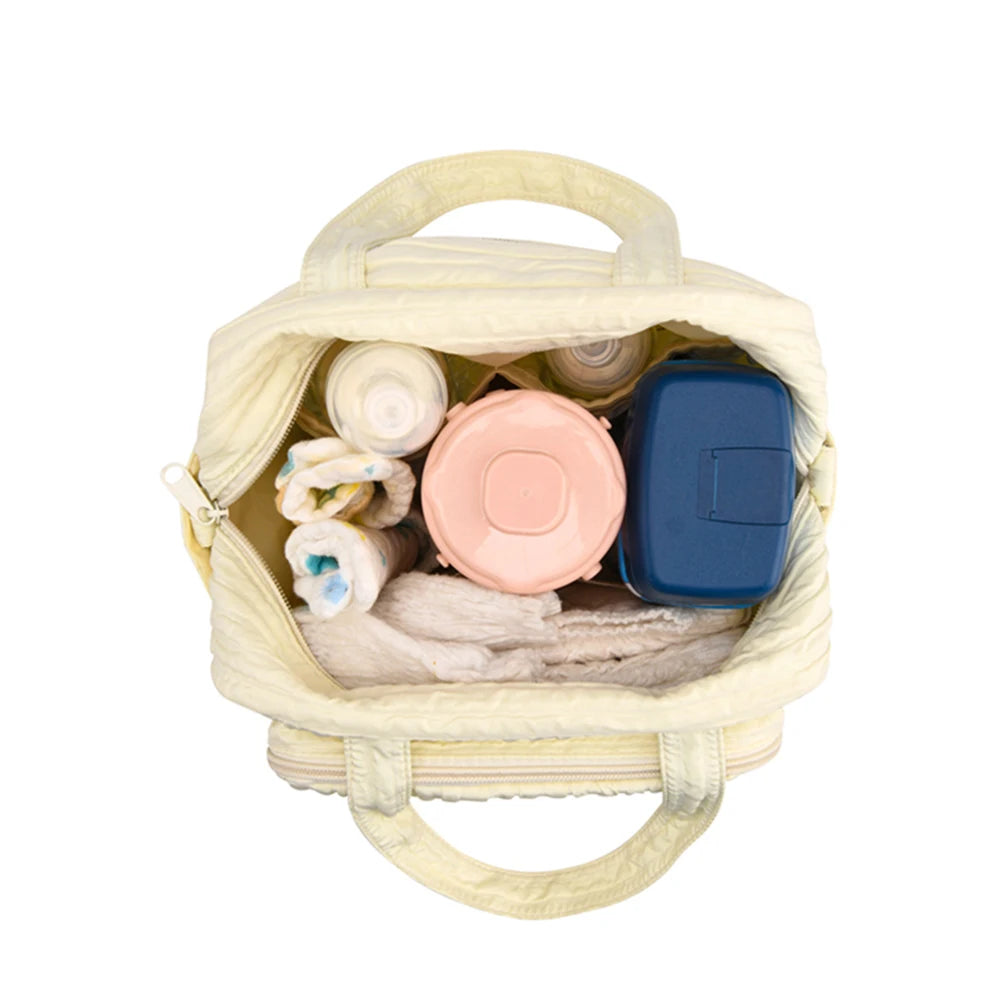 Cute Cartoon Baby Diaper Bag with Pendant – Large Capacity Multifunction Mommy Travel Bag & Organizer