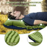 Westtune Ultralight Camping Sleeping Pad – Inflatable Mattress with Built-in Pillow & Foot Pump for Hiking 🏕️💤