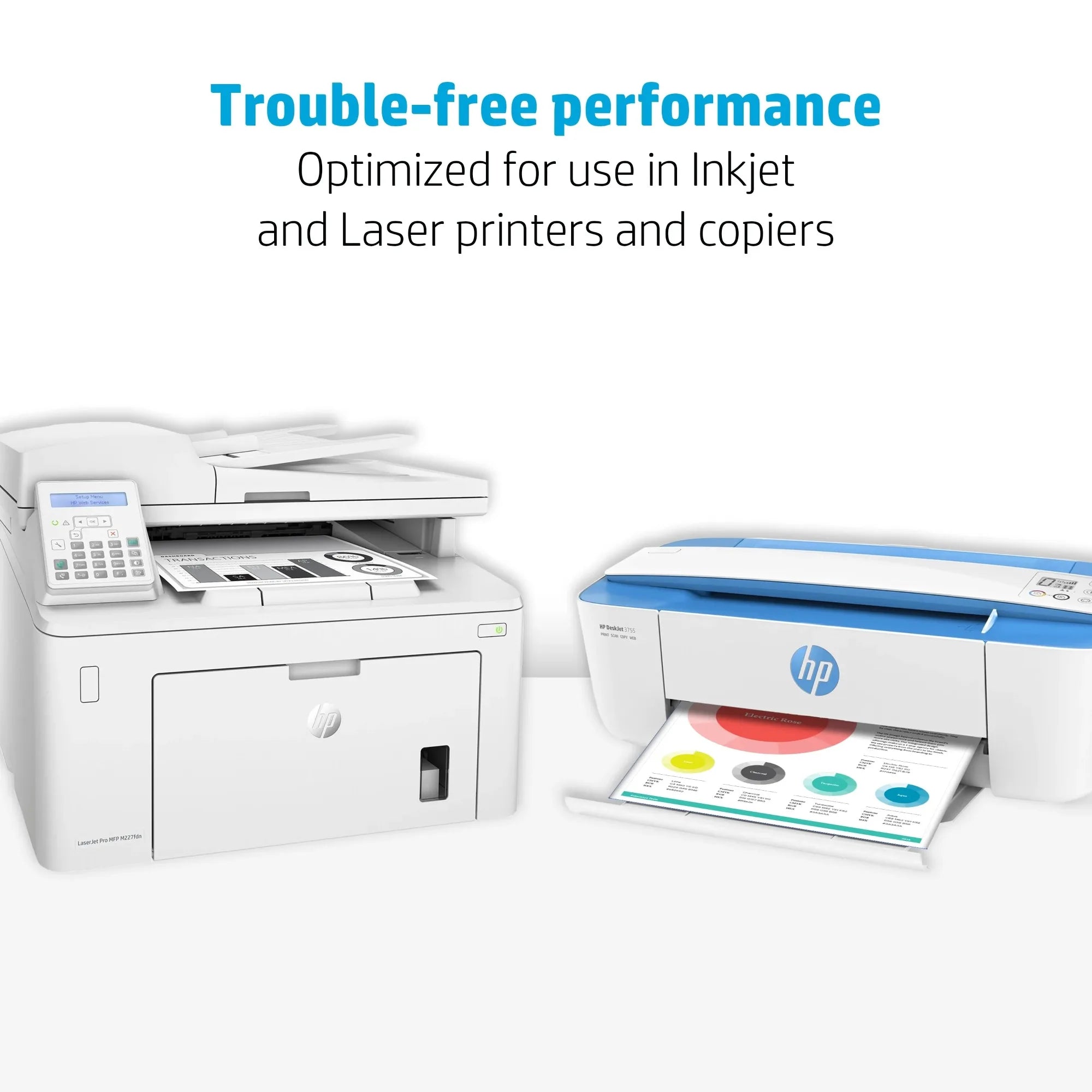📄 Printer Copy Paper – 20 lb White Paper, 8.5" x 11", 92 Brightness, 3 Reams (1500 Sheets)