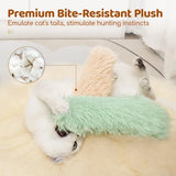 Cat Pillow Toy with Catnip – Soft & Durable Kicker Toy with Crinkle Sound, Interactive Indoor Exercise for Kittens & Cats