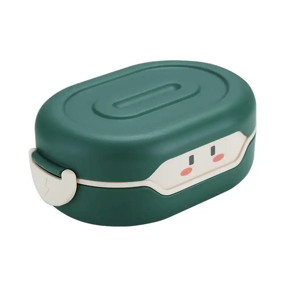 Kawaii Cartoon 3-Partition Leak-Proof Kids Bento Lunch Box – Microwave Safe & Portable
