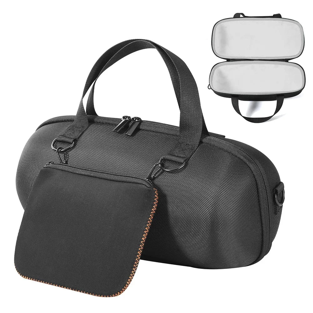 Hard Waterproof Carrying Case with Zipper Pocket & Shoulder Strap – Travel Protective Bag for JBL Xtreme 4 Wireless BT Speaker