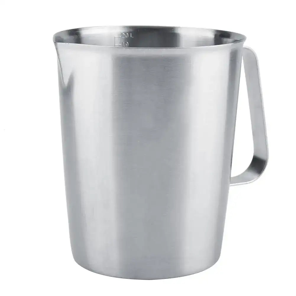 2 000 ml Stainless Steel Milk Frothing Jug & Measuring Pitcher for Latte Art