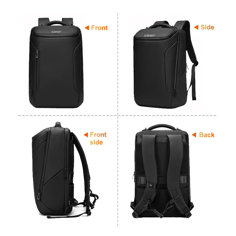 Men’s Anti-Theft Waterproof Laptop Backpack – Secure Travel Computer Bag for 15.6–17.3 Inch Devices