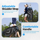 Premium 14-way golf cart bag – full-length divider men’s golf bag with cooler pocket, handles & rain cover