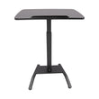 🖥️ Movable Stand-Up Computer Workstation – 25"x17" Desktop with Lockable Wheels & 246 lbs Capacity