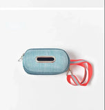 Portable Dog Poop Bag Dispenser – Pet Waste Bag Holder with Rope Clip & Refill Bags for Easy Cleanup on Walks
